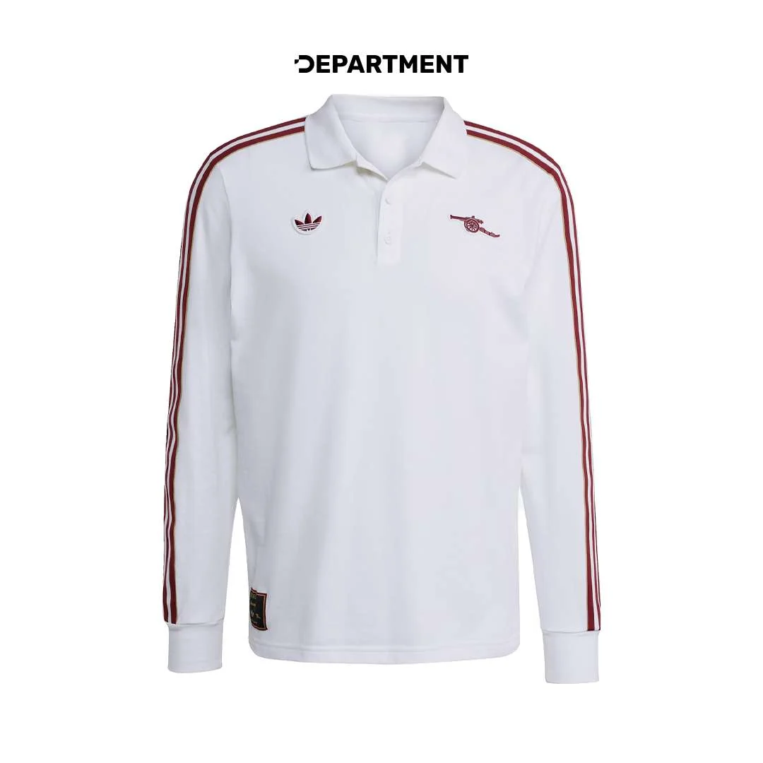 ADIDAS ARSENAL FC TERRACE ICONS POLO SHIRT LS - Image 2