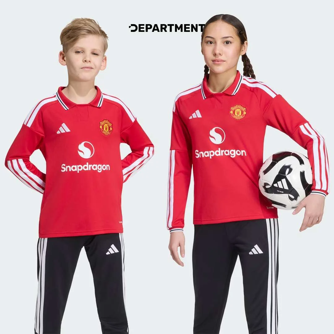 ADIDAS MANCHESTER UNITED FC 26/27 HOME KIDS LS - Image 3