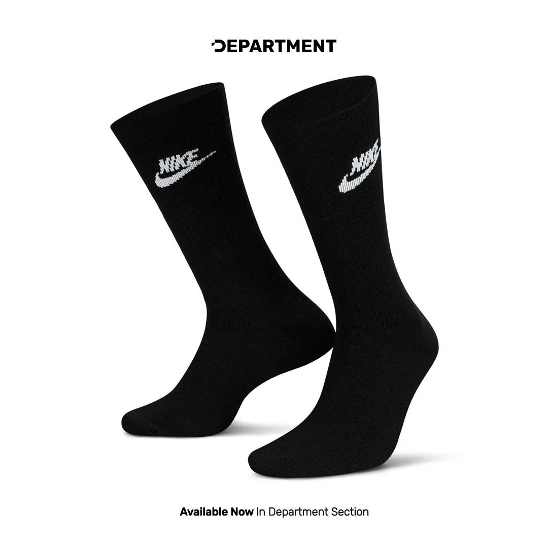 NIKE EVERYDAY ESSENTIAL CREW SOCKS 3PK