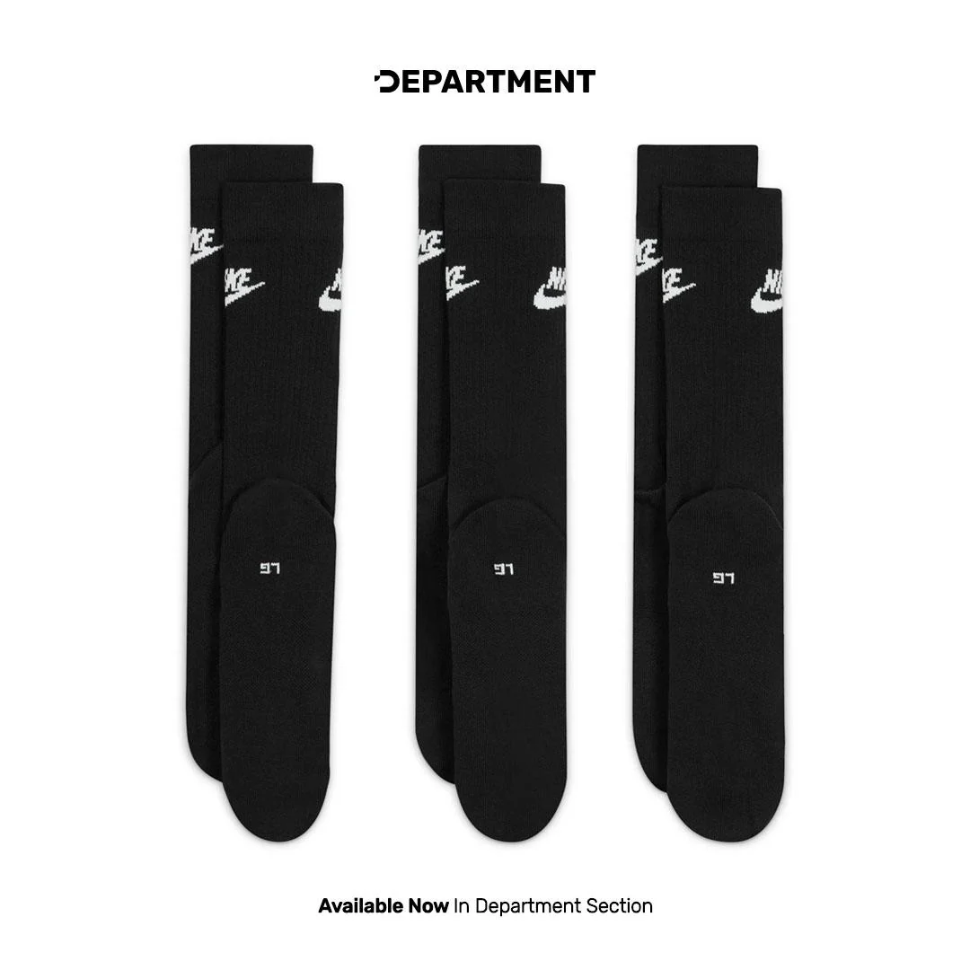 NIKE EVERYDAY ESSENTIAL CREW SOCKS 3PK - Image 2