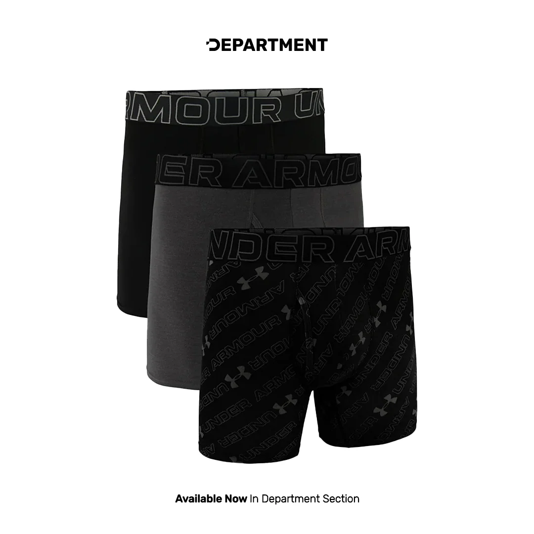 UNDER ARMOUR PERFORMANCE COTTON PRINTED 6" 3P